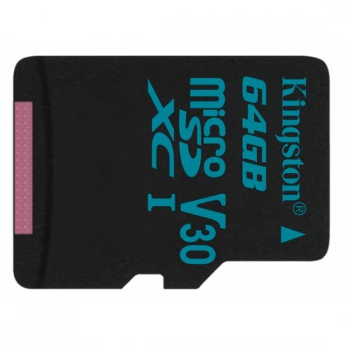 Купити Карта пам'яті Kingston microSDXC 64GB Class 10 UHS-I (с адаптером) (SDCG2/64GB) - ціна в Києві, Львові, Вінниці, Хмельницькому, Франківську, Україні | інтернет-магазин TELEMART.UA фото