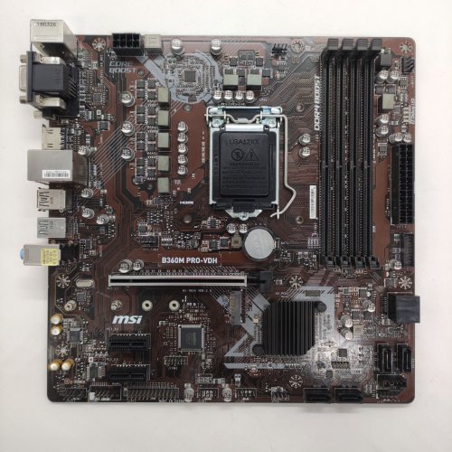 Материнская плата MSI B360M PRO-VDH (s1151-v2, Intel B360) (Восстановлено продавцом, 849540) купить в Украине: Киев, Днепр, Харьков, Одесса  | Проверка совместимости, низкая цена, отзывы, характеристики от TELEMART фото