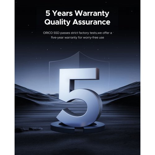 SSD-диск ORICO e3500 3D NAND QLC 4TB M.2 (2280 PCI-E) NVMe x4 (ORICO-e3500-4TB-BL-BP) купить в Украине: Киев, Днепр, Харьков, Одесса  | Проверка совместимости, низкая цена, отзывы, характеристики от TELEMART фото
