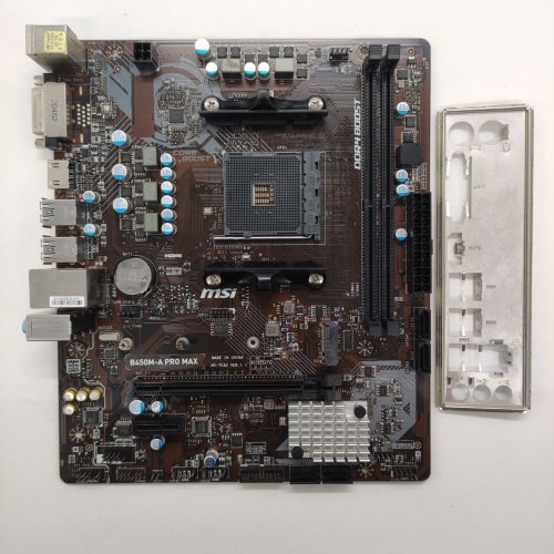 Материнська плата MSI B450M-A PRO MAX (sAM4, AMD B450) (Відновлено продавцем, 849555) купити в Україні: Київ, Львів, Хмельницький, Тернопіль, Івано-Франківськ | Перевірка сумісності, низька ціна, відгуки, характеристики від TELEMART фото
