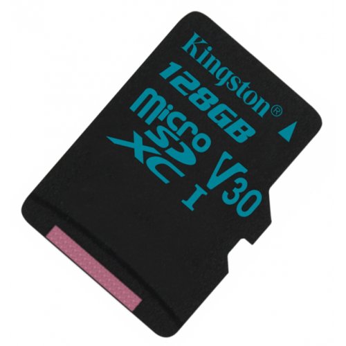Купити Карта пам'яті Kingston microSDXC 128GB Class 10 UHS-I (без адаптера) (SDCG2/128GBSP) - ціна в Києві, Львові, Вінниці, Хмельницькому, Франківську, Україні | інтернет-магазин TELEMART.UA фото