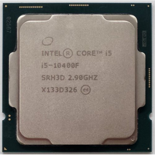 Процесор Intel Core i5-10400F 2.9(4.3)GHz 12MB s1200 Tray (CM8070104290716) (Відновлено продавцем, 849584) купити в Україні: Київ, Львів, Хмельницький, Тернопіль, Івано-Франківськ | Перевірка сумісності, низька ціна, відгуки, характеристики від TELEMART фото