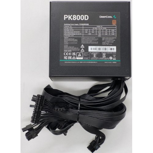 Блок питания Deepcool PK800D 800W (R-PK800D-FA0B-EU) (Восстановлено продавцом, 849591) купить в Украине: Киев, Днепр, Харьков, Одесса  | Проверка совместимости, низкая цена, отзывы, характеристики от TELEMART фото