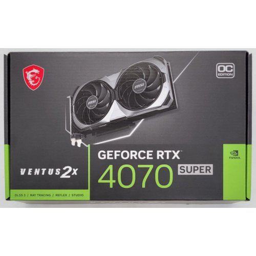 Відеокарта MSI GeForce RTX 4070 SUPER VENTUS 2X OC 12228MB (RTX 4070 SUPER 12G VENTUS 2X OC) (Відновлено продавцем, 849636) купити в Україні: Київ, Львів, Хмельницький, Тернопіль, Івано-Франківськ | Перевірка сумісності, низька ціна, відгуки, характеристики від TELEMART фото