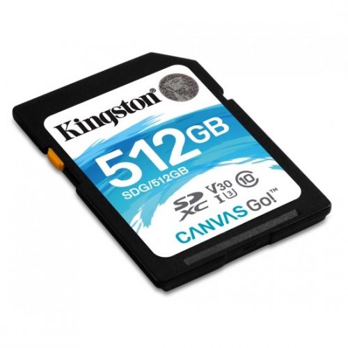 Купити Карта пам'яті Kingston SDXC 512GB Class 10 UHS-I (без адаптера) (SDG/512GB) - ціна в Києві, Львові, Вінниці, Хмельницькому, Франківську, Україні | інтернет-магазин TELEMART.UA фото
