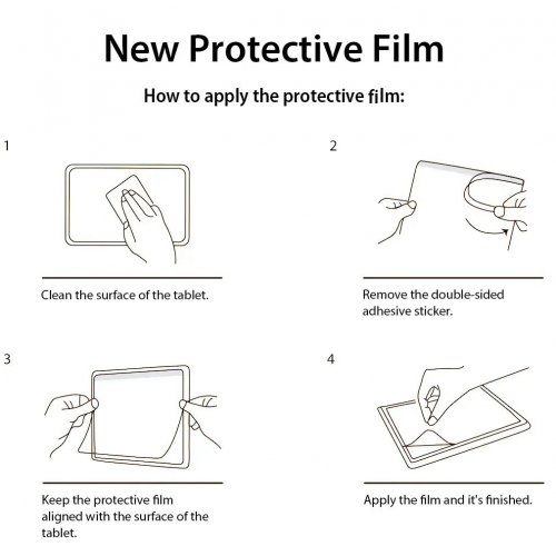 Захисна плівка для графічного планшета XP-Pen for Deco Pro S (AC85) купити в Україні: Київ, Львів, Хмельницький, Тернопіль, Івано-Франківськ | Низька ціна, відгуки, характеристики від TELEMART фото
