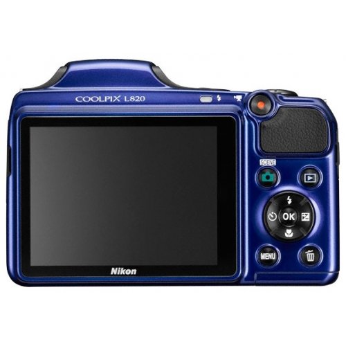 Купить Цифровые фотоаппараты Nikon Coolpix L820 Blue - цена в Харькове, Киеве, Днепре, Одессе
в интернет-магазине Telemart фото