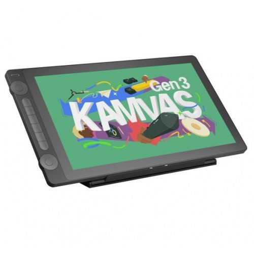 Графічний монітор Huion Kamvas 16 G3 (GS1563) Black купити в Україні: Київ, Львів, Хмельницький, Тернопіль, Івано-Франківськ | Низька ціна, відгуки, характеристики від TELEMART фото