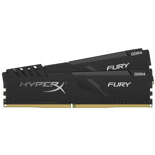ОЗУ HyperX DDR4 16GB (2x8GB) 3200Mhz Fury Black (HX432C16FB3K2/16) (Восстановлено продавцом, 849883) купить в Украине: Киев, Днепр, Харьков, Одесса  | Проверка совместимости, низкая цена, отзывы, характеристики от TELEMART фото