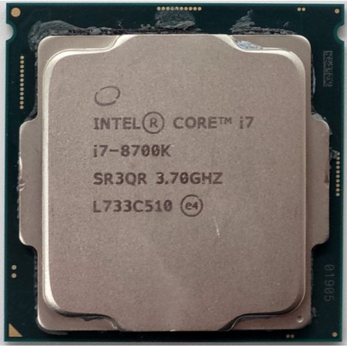 Процесор Intel Core i7-8700K 3.7(4.7)GHz 12MB s1151 Tray (CM8068403358220) (Відновлено продавцем, 849898) купити в Україні: Київ, Львів, Хмельницький, Тернопіль, Івано-Франківськ | Перевірка сумісності, низька ціна, відгуки, характеристики від TELEMART фото