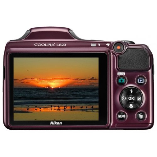 Купить Цифровые фотоаппараты Nikon Coolpix L820 Plum - цена в Харькове, Киеве, Днепре, Одессе
в интернет-магазине Telemart фото