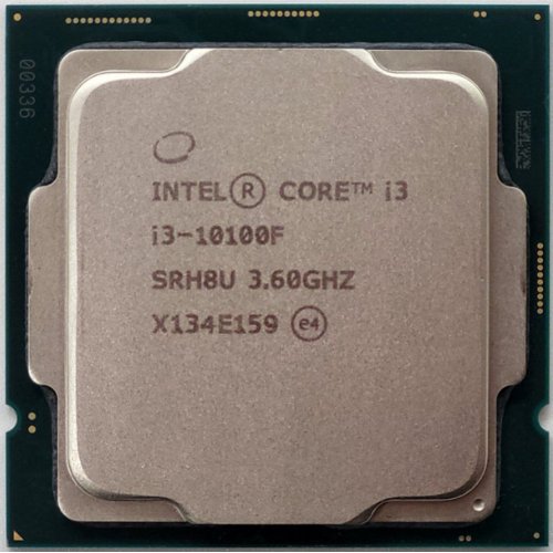 Процесор Intel Core i3-10100F 3.6(4.3)GHz 6MB s1200 Tray (CM8070104291318) (Відновлено продавцем, 849902) купити в Україні: Київ, Львів, Хмельницький, Тернопіль, Івано-Франківськ | Перевірка сумісності, низька ціна, відгуки, характеристики від TELEMART фото