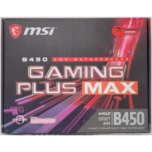 Материнская плата MSI B450 GAMING PLUS (sAM4, AMD B450) (Восстановлено продавцом, 849915) купить в Украине: Киев, Днепр, Харьков, Одесса  | Проверка совместимости, низкая цена, отзывы, характеристики от TELEMART фото