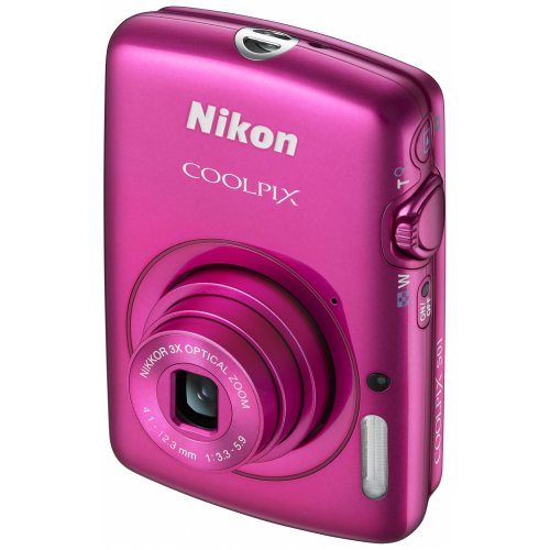 Купить Цифровые фотоаппараты Nikon Coolpix S01 Pink - цена в Харькове, Киеве, Днепре, Одессе
в интернет-магазине Telemart фото