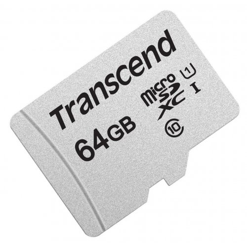Купити Карта пам'яті Transcend microSDXC 64GB Class 10 UHS-I (без адаптера) (TS64GUSD300S) - ціна в Києві, Львові, Вінниці, Хмельницькому, Франківську, Україні | інтернет-магазин TELEMART.UA фото