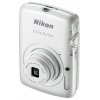 Фото Цифровые фотоаппараты Nikon Coolpix S01 White