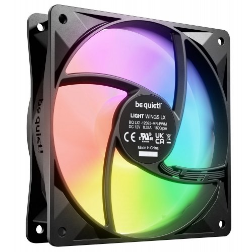 Уценка набор кулеров для корпуса Be Quiet! Light Wings LX 120 PWM Triple-Pack (BL121) Black (Следы использования, 850471) купить в Украине: Киев, Днепр, Харьков, Одесса  | Проверка совместимости, низкая цена, отзывы, характеристики от TELEMART фото