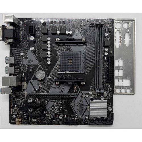 Материнская плата Asus PRIME B450M-K (sAM4, AMD B450) (Восстановлено продавцом, 850518) купить в Украине: Киев, Днепр, Харьков, Одесса  | Проверка совместимости, низкая цена, отзывы, характеристики от TELEMART фото