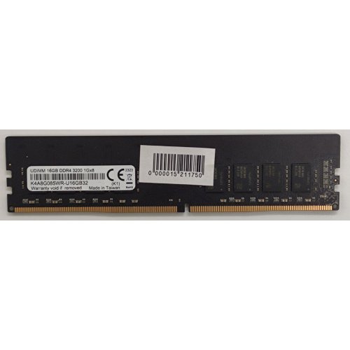 Озп Samsung DDR4 16GB 3200Mhz (K4A8G085WR-U16GB32) (Відновлено продавцем, 850554) купити в Україні: Київ, Львів, Хмельницький, Тернопіль, Івано-Франківськ | Перевірка сумісності, низька ціна, відгуки, характеристики від TELEMART фото