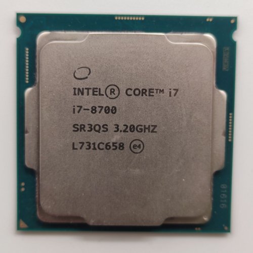 Процессор Intel Core i7-8700 3.2GHz 12MB s1151 Tray (CM8068403358316) (Восстановлено продавцом, 850586) купить в Украине: Киев, Днепр, Харьков, Одесса  | Проверка совместимости, низкая цена, отзывы, характеристики от TELEMART фото