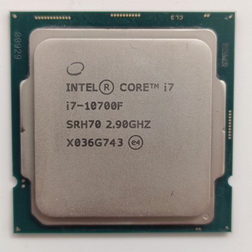Процесор Intel Core i7-10700F 2.9(4.8)GHz 16MB s1200 Tray (CM8070104282329) (Відновлено продавцем, 850591) купити в Україні: Київ, Львів, Хмельницький, Тернопіль, Івано-Франківськ | Перевірка сумісності, низька ціна, відгуки, характеристики від TELEMART фото