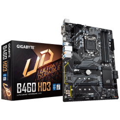 Материнская плата Gigabyte B460 HD3 (s1200, Intel B460) (Восстановлено продавцом, 850596)