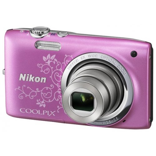 Купити Цифрові фотоапарати Nikon Coolpix S2700 Pink Lineart - ціна в Києві, Львові, Вінниці, Хмельницькому, Франківську, Україні | інтернет-магазин TELEMART.UA фото