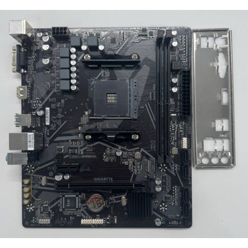 Материнская плата Gigabyte B450M K (sAM4, AMD B450) (Восстановлено продавцом, 850633) купить в Украине: Киев, Днепр, Харьков, Одесса  | Проверка совместимости, низкая цена, отзывы, характеристики от TELEMART фото