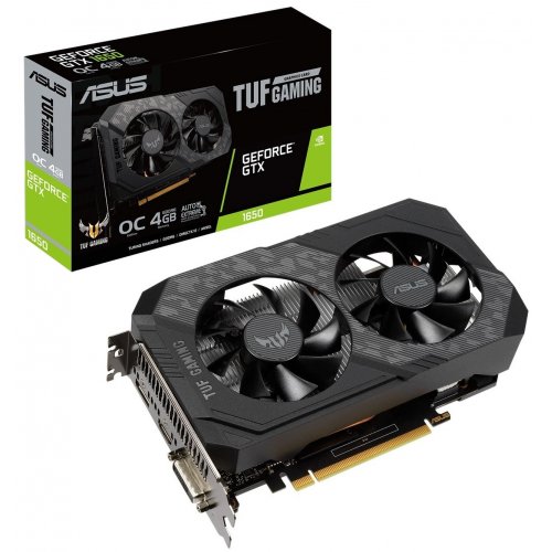 Видеокарта Asus TUF GeForce GTX 1650 Gaming OC 4096MB (TUF-GTX1650-O4GD6-GAMING) (Восстановлено продавцом, 850646) купить в Украине: Киев, Днепр, Харьков, Одесса  | Проверка совместимости, низкая цена, отзывы, характеристики от TELEMART фото