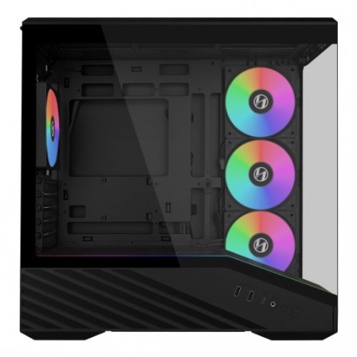 Корпус Lian Li Vector V100R Mini без БП (G99.V100RMIX.00) Black купить в Украине: Киев, Днепр, Харьков, Одесса  | Проверка совместимости, низкая цена, отзывы, характеристики от TELEMART фото