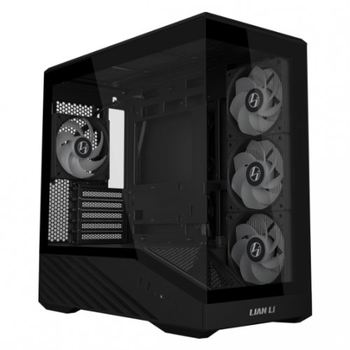Корпус Lian Li Vector V100 Mini без БП (G99.V100MIX.00) Black купить в Украине: Киев, Днепр, Харьков, Одесса  | Проверка совместимости, низкая цена, отзывы, характеристики от TELEMART фото