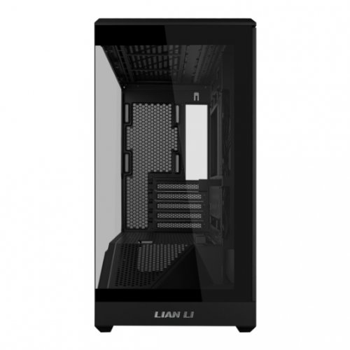 Корпус Lian Li Vector V100 Mini без БП (G99.V100MIX.00) Black купить в Украине: Киев, Днепр, Харьков, Одесса  | Проверка совместимости, низкая цена, отзывы, характеристики от TELEMART фото