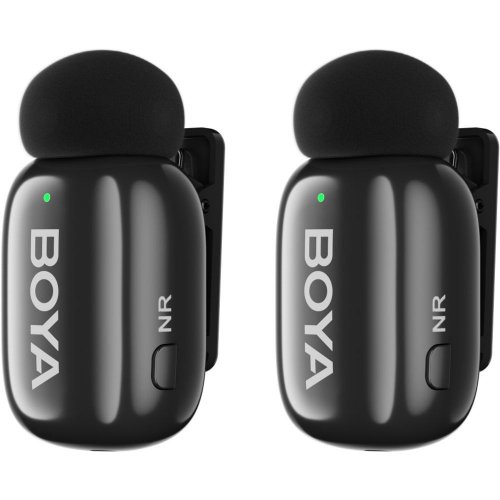 Бездротовий петличний мікрофон BOYA mini-23 Type-C Black купити в Україні: Київ, Львів, Хмельницький, Тернопіль, Івано-Франківськ | Низька ціна, відгуки, характеристики від TELEMART фото