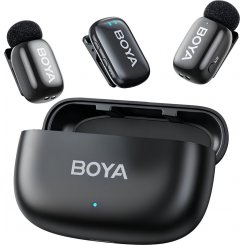 Бездротовий петличний мікрофон BOYA mini-18 TRS for camera Black