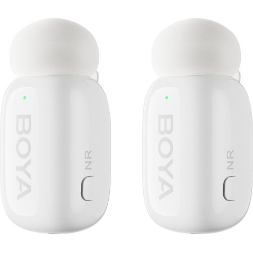 Бездротовий петличний мікрофон BOYA mini-13 Type-C/Lightning White купити в Україні: Київ, Львів, Хмельницький, Тернопіль, Івано-Франківськ | Низька ціна, відгуки, характеристики від TELEMART фото
