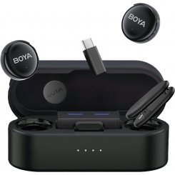 Беспроводной микрофон BOYA LINK 3-02 Type-C/TRS Black