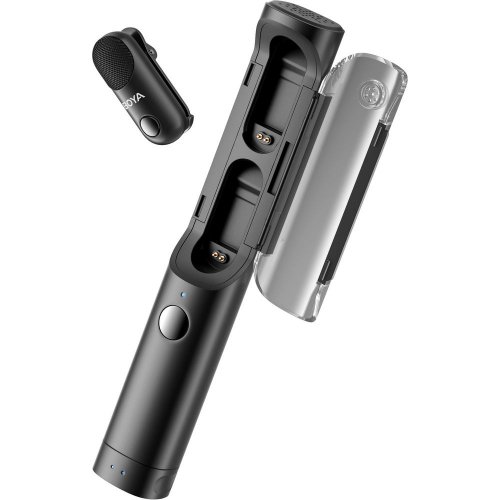 Бездротовий мікрофон BOYA Magic-03 Type-C/TRS Black купити в Україні: Київ, Львів, Хмельницький, Тернопіль, Івано-Франківськ | Низька ціна, відгуки, характеристики від TELEMART фото