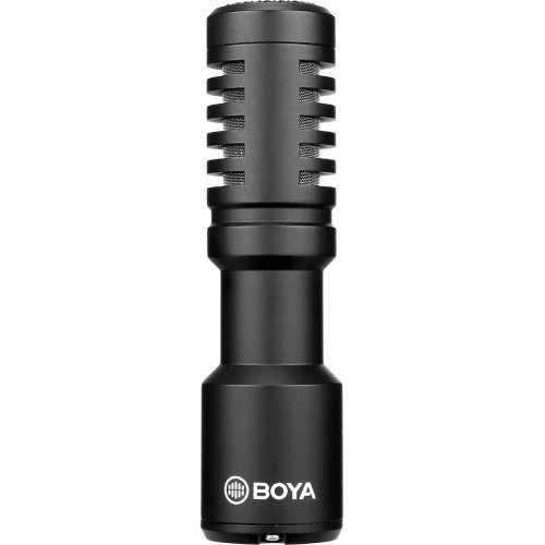 Універсальний мікрофон для камери BOYA BY-MM1+ Black купити в Україні: Київ, Львів, Хмельницький, Тернопіль, Івано-Франківськ | Низька ціна, відгуки, характеристики від TELEMART фото