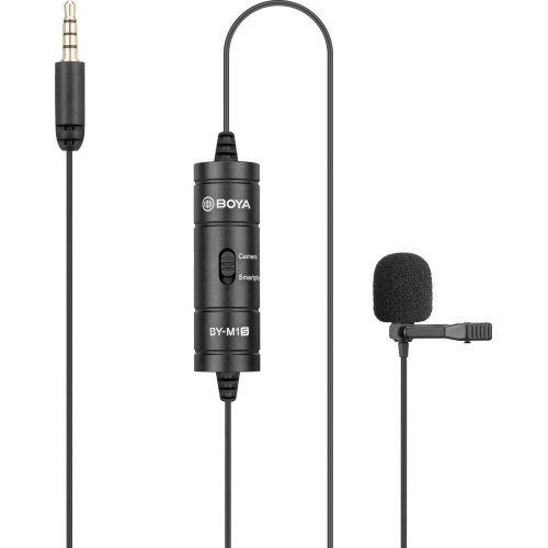 Петличний мікрофон BOYA BY-M1S Black купити в Україні: Київ, Львів, Хмельницький, Тернопіль, Івано-Франківськ | Низька ціна, відгуки, характеристики від TELEMART фото