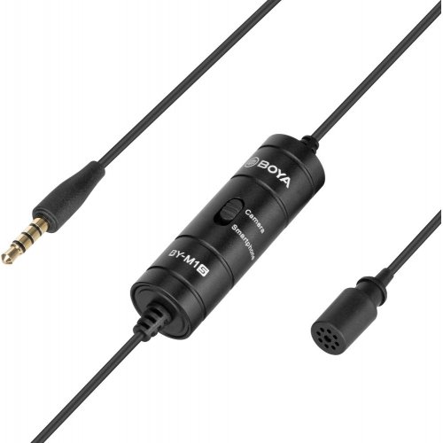Петличний мікрофон BOYA BY-M1 Pro II Black купити в Україні: Київ, Львів, Хмельницький, Тернопіль, Івано-Франківськ | Низька ціна, відгуки, характеристики від TELEMART фото