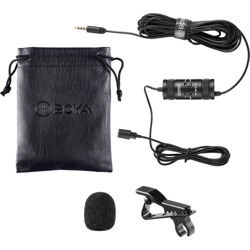 Петличний мікрофон BOYA BY-M1 Pro II Black купити в Україні: Київ, Львів, Хмельницький, Тернопіль, Івано-Франківськ | Низька ціна, відгуки, характеристики від TELEMART фото