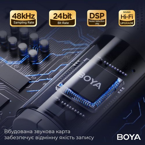 Мікрофон BOYA K9 RGB Black купити в Україні: Київ, Львів, Хмельницький, Тернопіль, Івано-Франківськ | Низька ціна, відгуки, характеристики від TELEMART фото