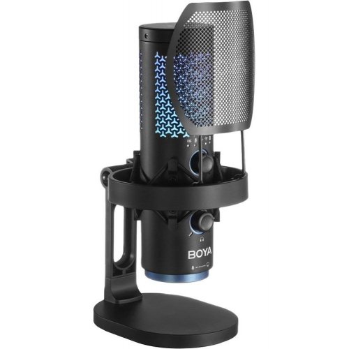 Мікрофон BOYA K5-02 RGB Black купити в Україні: Київ, Львів, Хмельницький, Тернопіль, Івано-Франківськ | Низька ціна, відгуки, характеристики від TELEMART фото