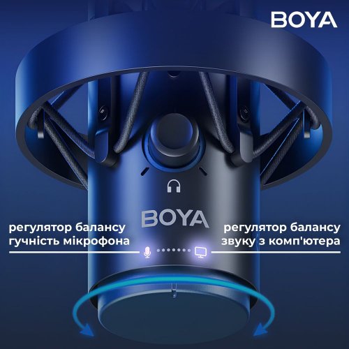 Мікрофон BOYA K5-02 RGB Black купити в Україні: Київ, Львів, Хмельницький, Тернопіль, Івано-Франківськ | Низька ціна, відгуки, характеристики від TELEMART фото