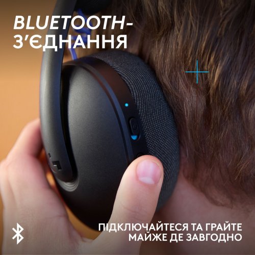 Навушники Logitech G325 Lightspeed Wireless (981-001524) Black купити в Україні: Київ, Львів, Хмельницький, Тернопіль, Івано-Франківськ | Низька ціна, відгуки, характеристики від TELEMART фото