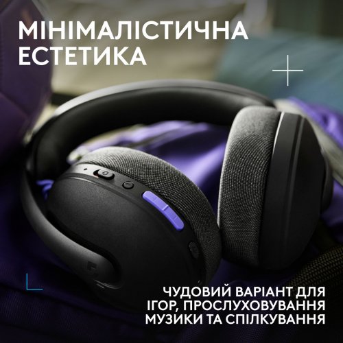 Навушники Logitech G325 Lightspeed Wireless (981-001524) Black купити в Україні: Київ, Львів, Хмельницький, Тернопіль, Івано-Франківськ | Низька ціна, відгуки, характеристики від TELEMART фото