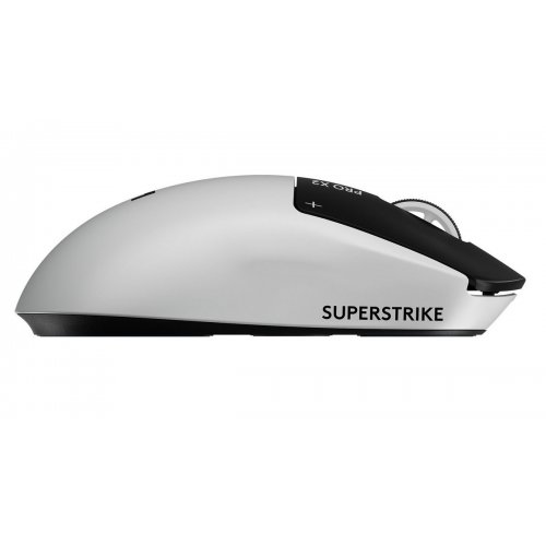 Миша Logitech G Pro X2 Superstrike Lightspeed Wireless (910-007776) White/Black купити в Україні: Київ, Львів, Хмельницький, Тернопіль, Івано-Франківськ | Низька ціна, відгуки, характеристики від TELEMART фото