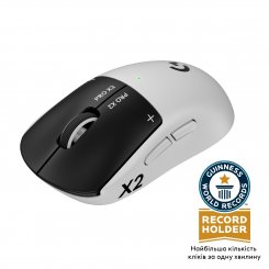 Миша Logitech G Pro X2 Superstrike Lightspeed Wireless (910-007776) White/Black / 44000 DPI / 8000 Гц