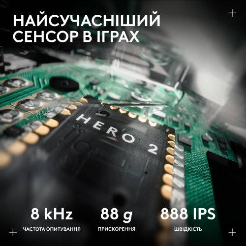 Миша Logitech G Pro X2 Superstrike Lightspeed Wireless (910-007776) White/Black купити в Україні | Telemart фото