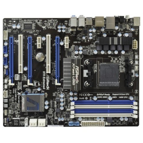 Материнская плата AsRock 970 EXTREME4 (sAM3+, AMD 970) (Восстановлено продавцом, 850785) купить в Украине: Киев, Днепр, Харьков, Одесса  | Проверка совместимости, низкая цена, отзывы, характеристики от TELEMART фото